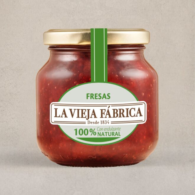 Mermelada de fresas natural