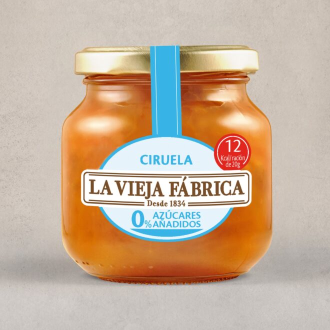 Mermelada de Ciruela 0% azúcares añadidos - La Vieja Fábrica