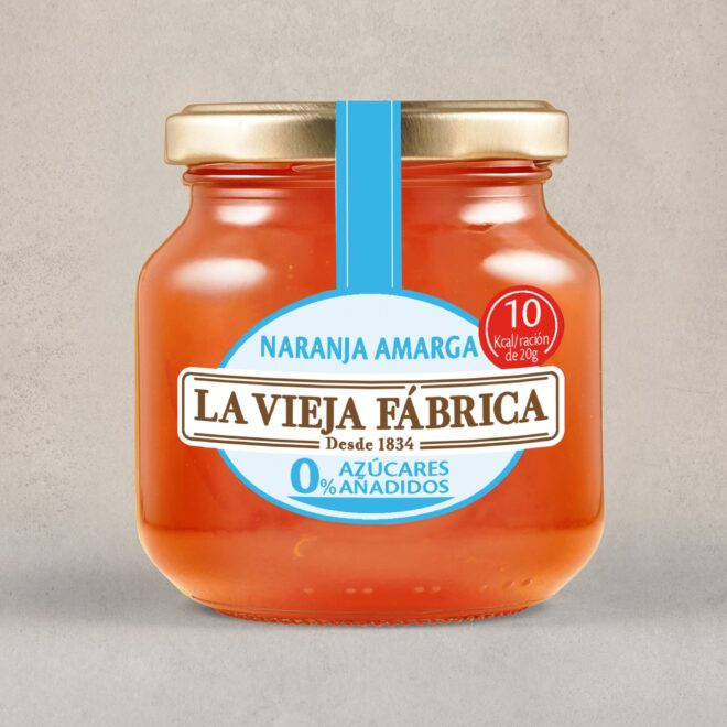 Mermelada de Naranja Amarga 0% azúcares añadidos La Vieja Fábrica