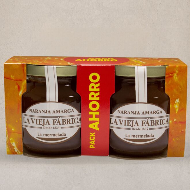 Pack ahorro Mermeladas de Naranja Amarga 280g x 2