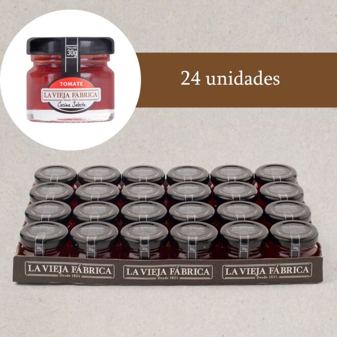 Mermelada de Tomate 30g bandeja 24 unidades