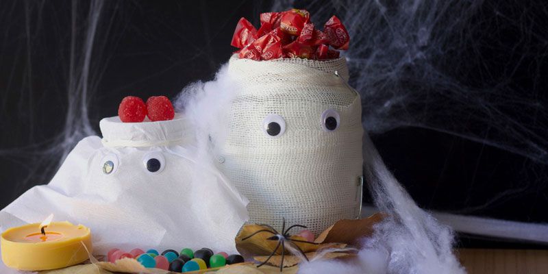 Centro de mesa Halloween. ¡Y qué empiece el miedo!