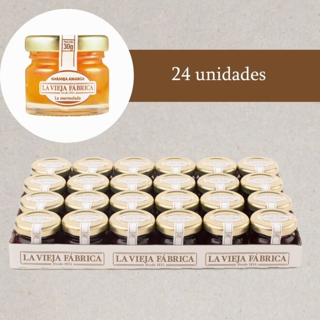 Mermelada de Naranja Amarga 28g bandeja 24 unidades