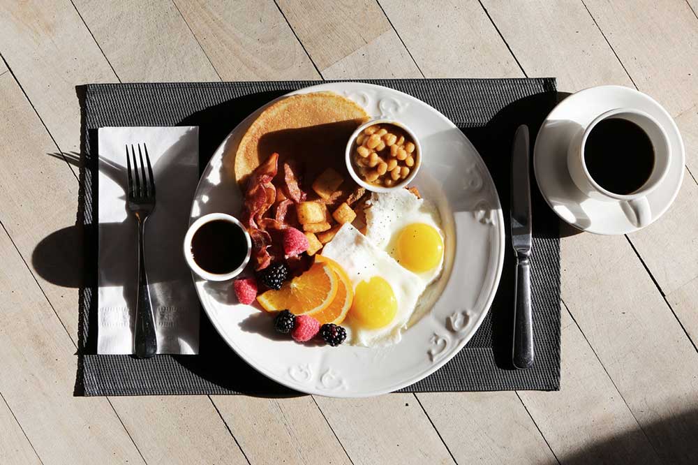 Desayuno continental para deportistas 
