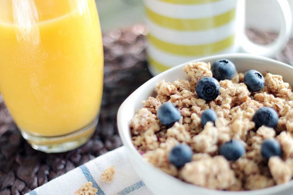 El mejor desayuno para turistas, cereales y carbohidratos
