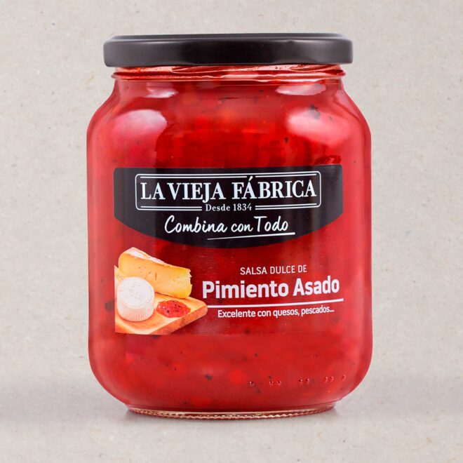Salda dulce pimiento asado 800g La Vieja Fábrica