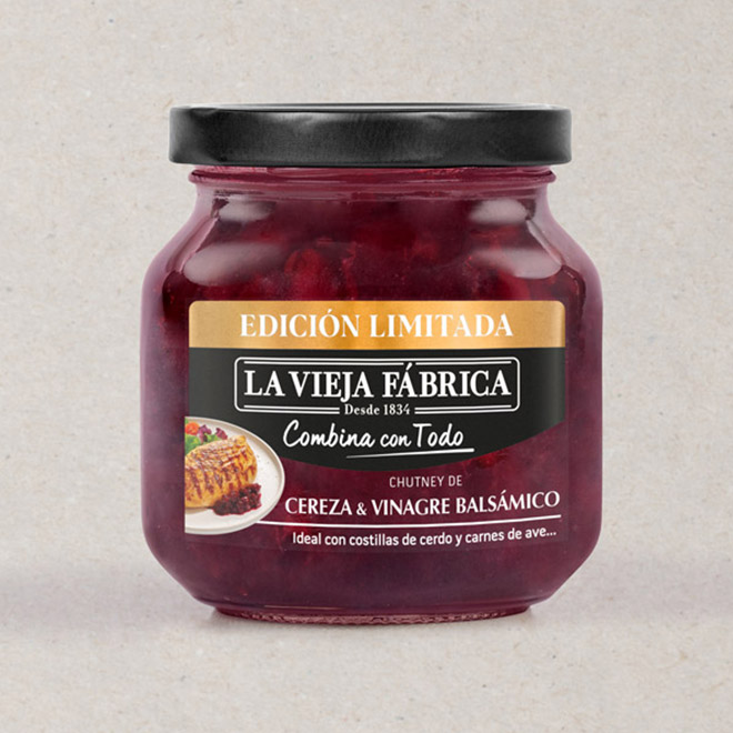 Chutney de Cereza y Vinagre balsámico 280g Edición Limitada